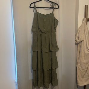 Layered maxi dress, Size 1X